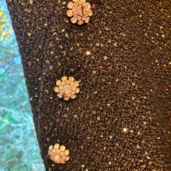 At Taylor Tweed & Sparkle Short-sleeve Sheath Dress - Picture 4 of 9